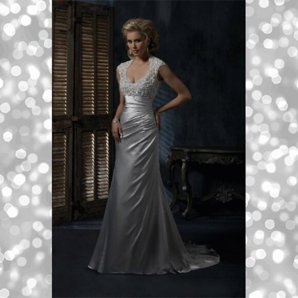 NWT Maggie Sottero Wedding Bridal Gown Rosalyn - Picture 1 of 6